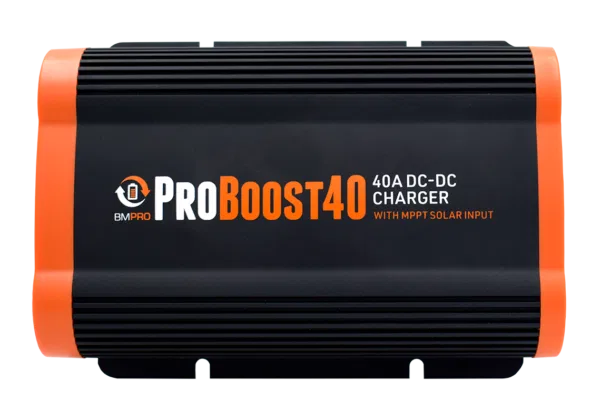 PROBOOST40 – BMPRO Battery Charger, For 12 Volt Batteries 18 Volt Power Supply/ 32 Volt Solar Power Supply Three Stag...